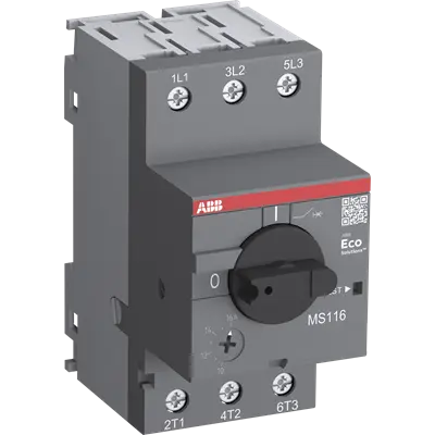 MPCB MS116 10-16 AMP WITH ADDON BLOCK SK - ABB | Mventus